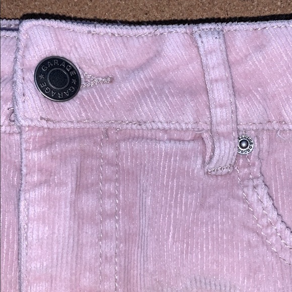 Pink corduroy mini skirt - Picture 2 of 5